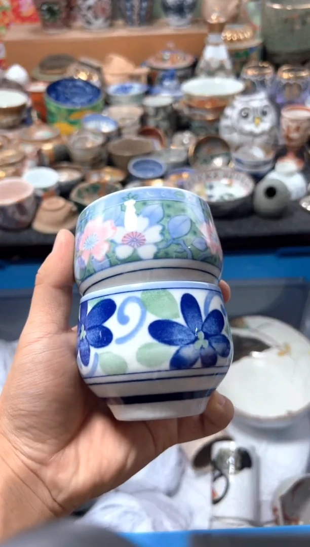 瓷片桑**措夏目海外回流瓷器中古品。