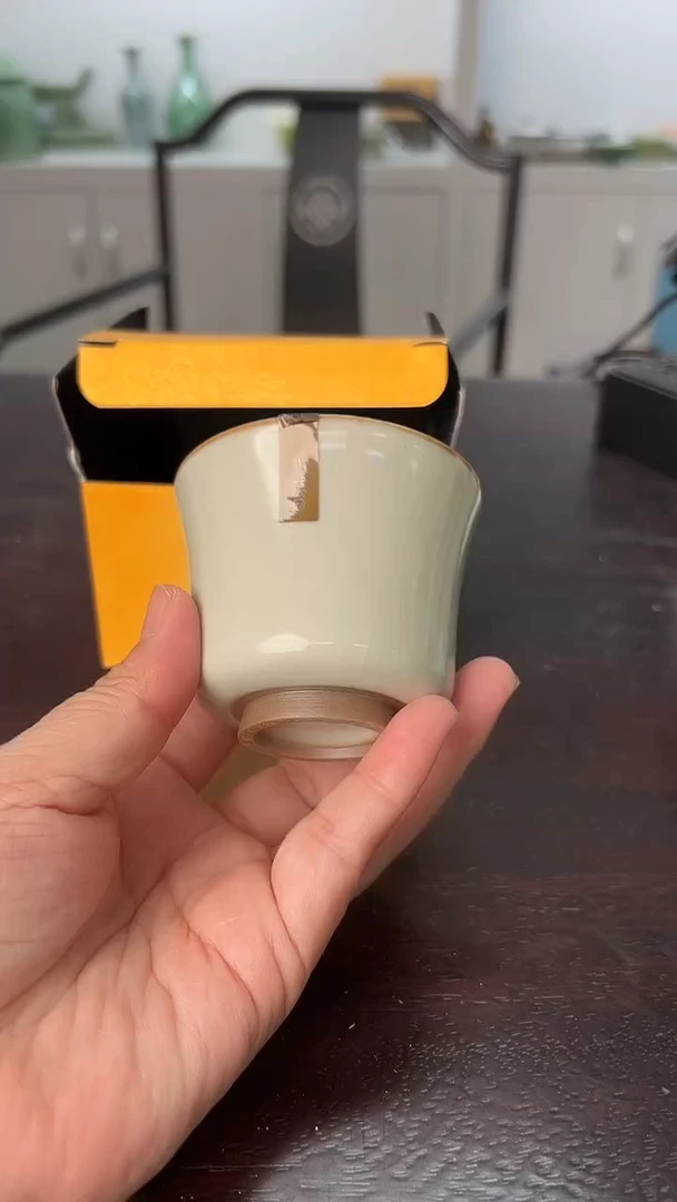 龙泉云间青瓷小米茶器