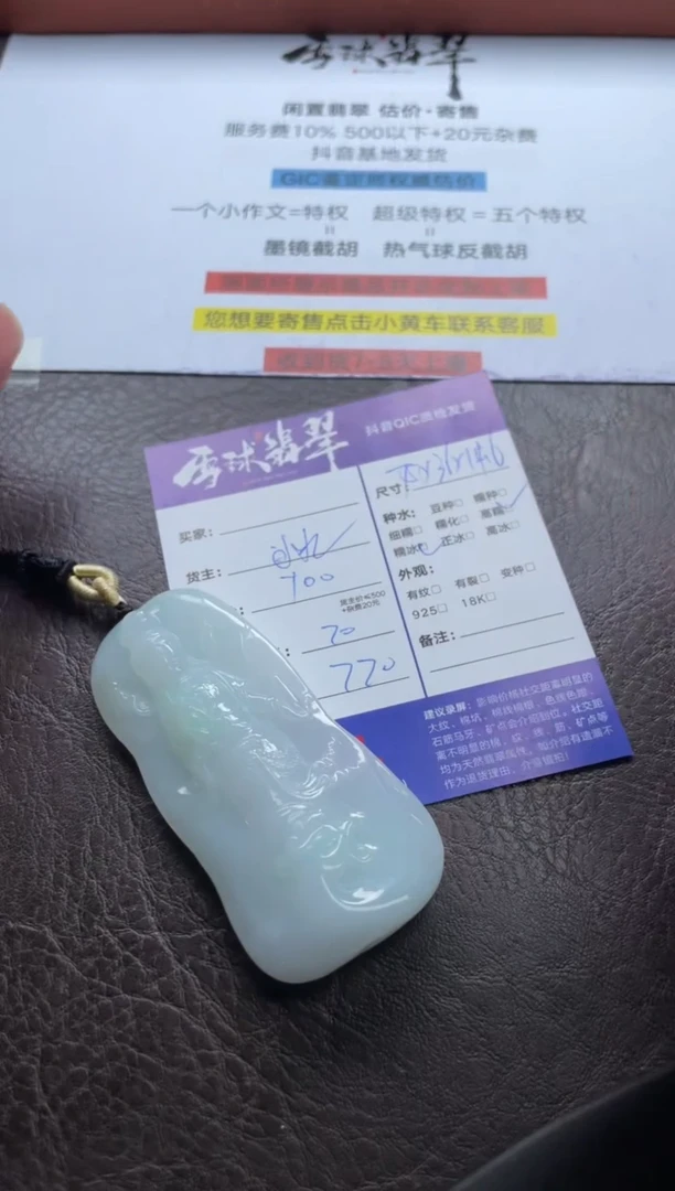 翡翠未镶嵌颈饰1521525019HHH