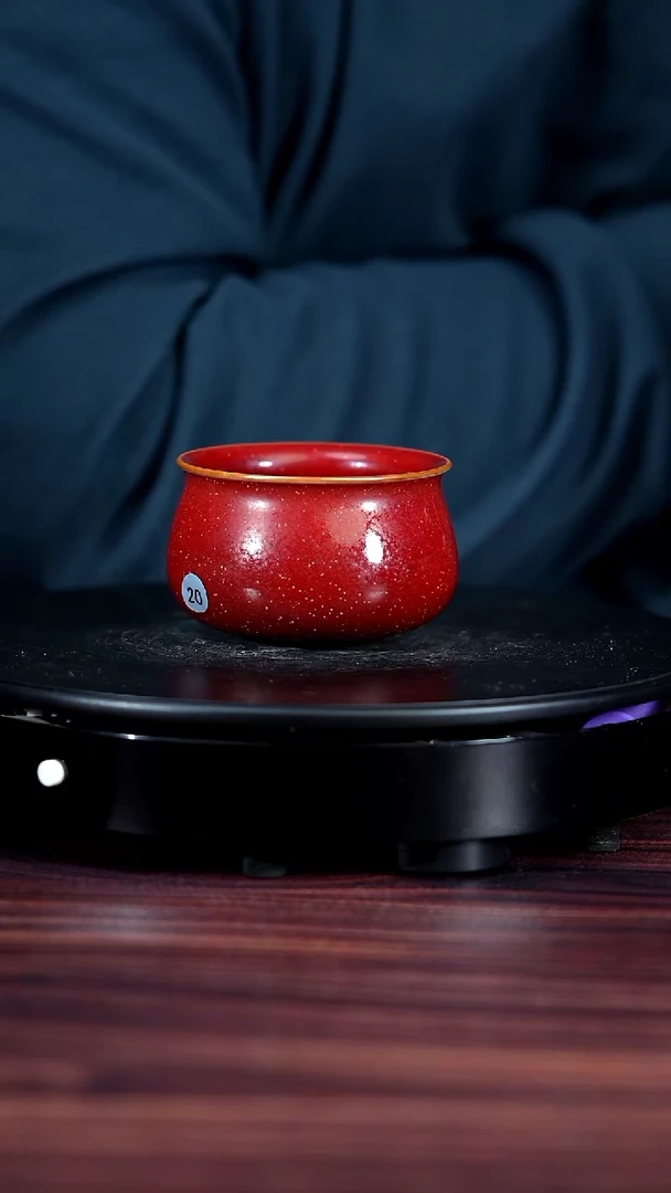 20#陈亚龙一级品原矿钧瓷钱袋杯