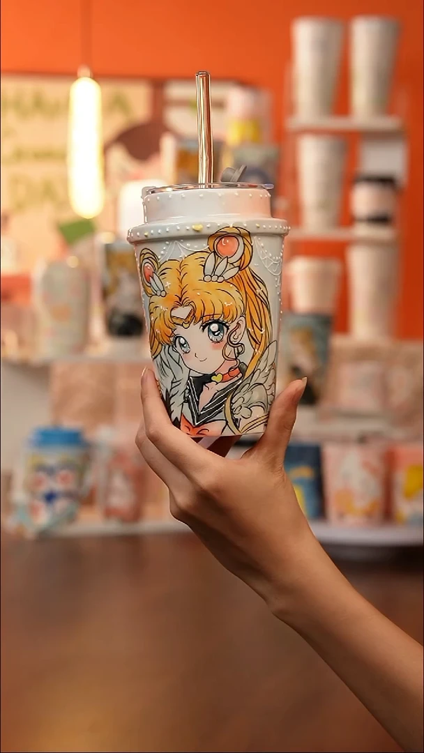 景德镇手工手绘文创陶瓷杯
