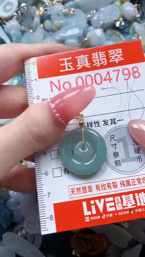 翡翠未镶嵌吊坠(不含链)4798