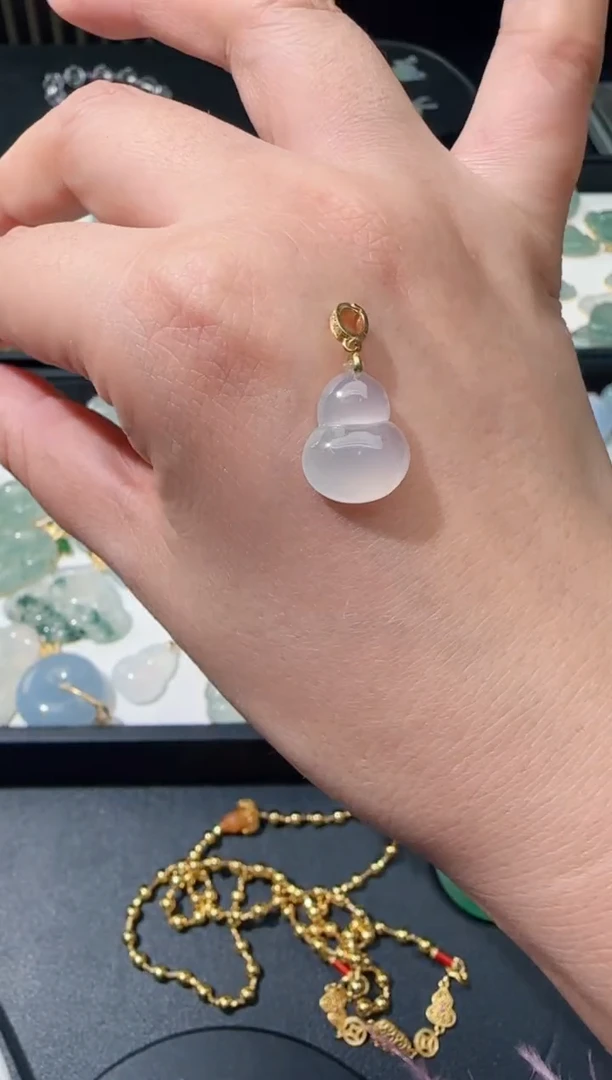 【闪购商品】翡翠颈饰18K金镶嵌TZG0121170