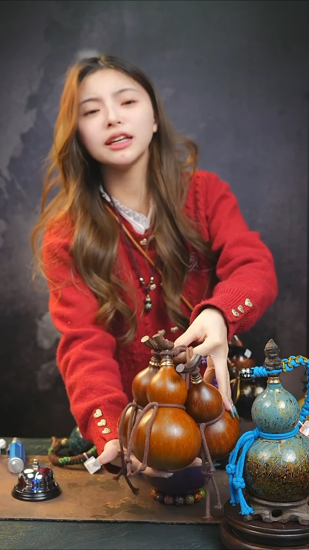 【闪购商品】WB246大漆酒葫芦（三只酒葫芦）