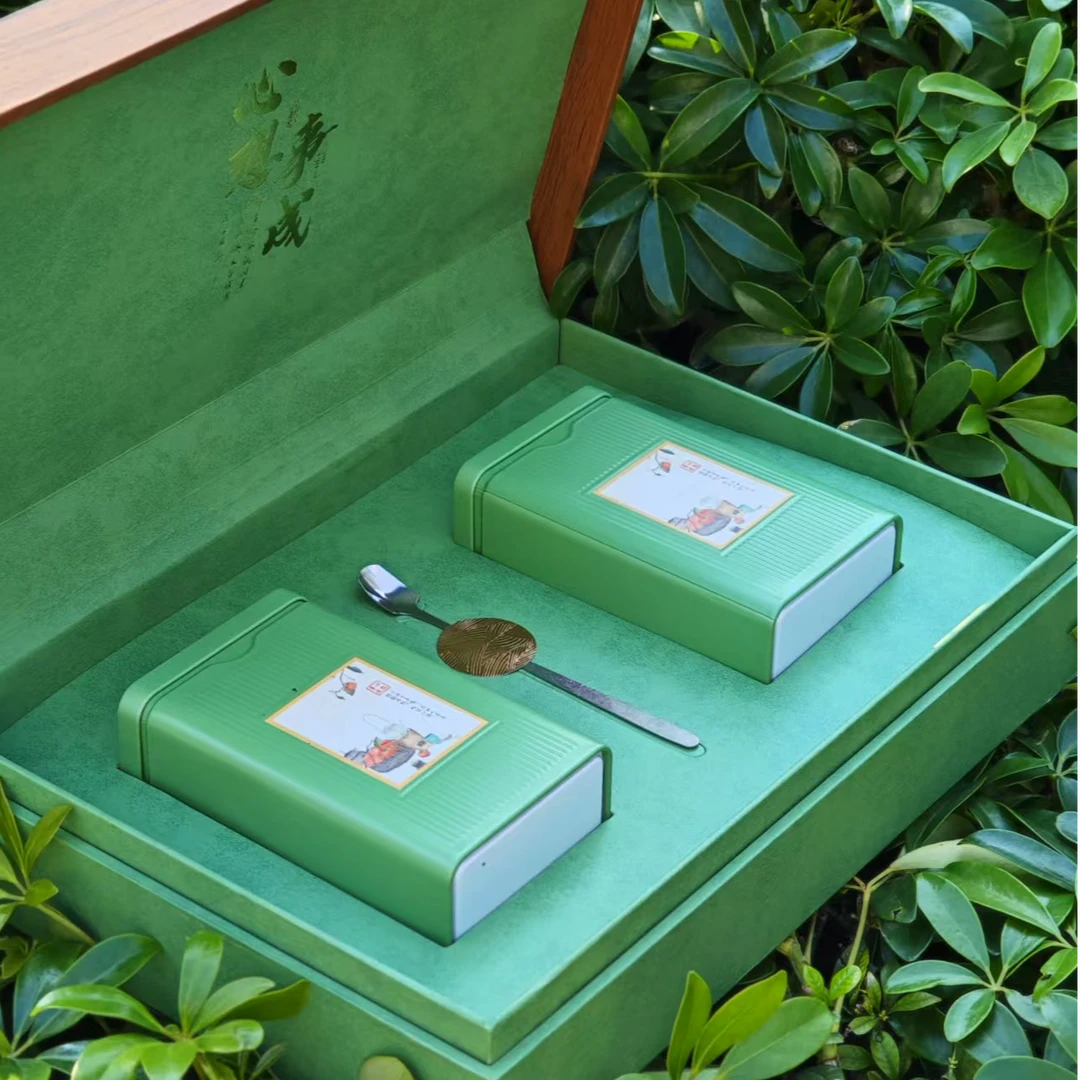 心想事成伴手礼毛尖礼盒装豆花香新茶绿茶茶叶过节送长辈