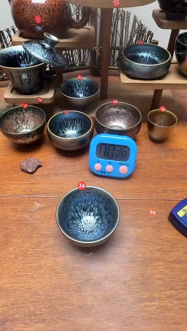 茶盏预**然34号建盏工匠茶器