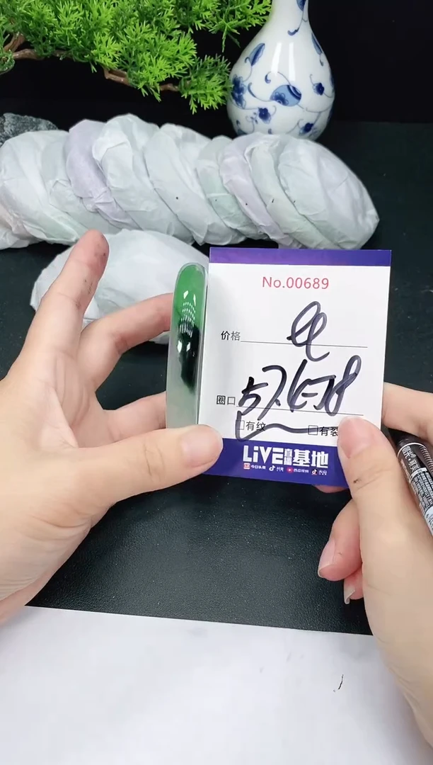 未镶嵌手镯翡翠689
