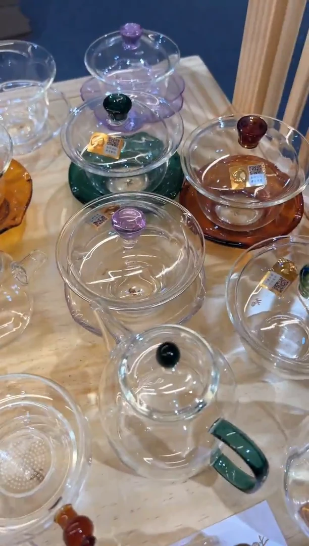 岁****x禾器-丰登壶-浅紫色+倾川浅紫+韵杯浅紫1只