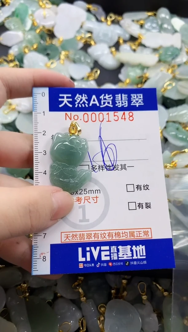 颈饰未镶嵌翡翠天然A货翡翠