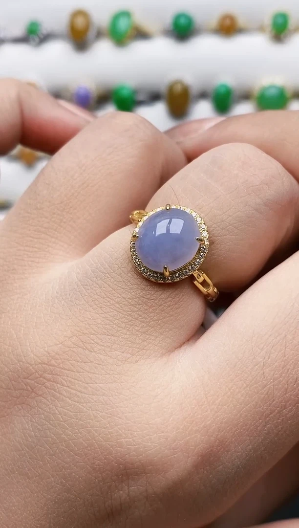 银S925镶嵌戒指翡翠2247