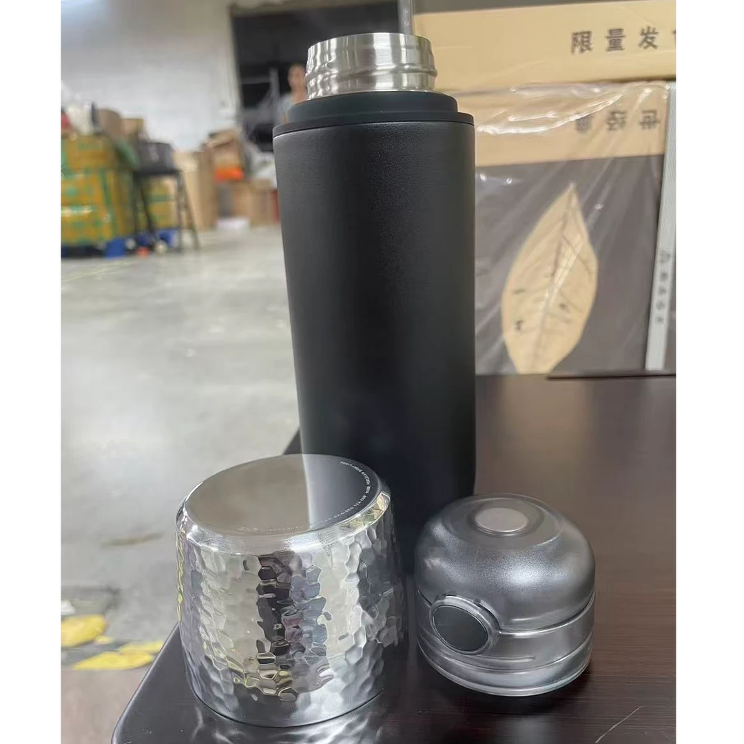 茗元素-锤纹焖茶杯曜石黑-460ml-CC7694