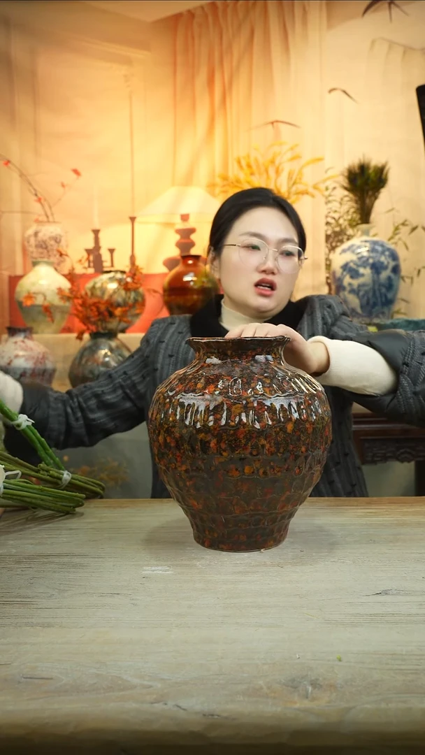 高26口12陶瓷花瓶花器