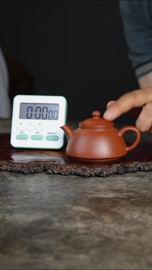 茶壶紫砂老朱泥寒山壶