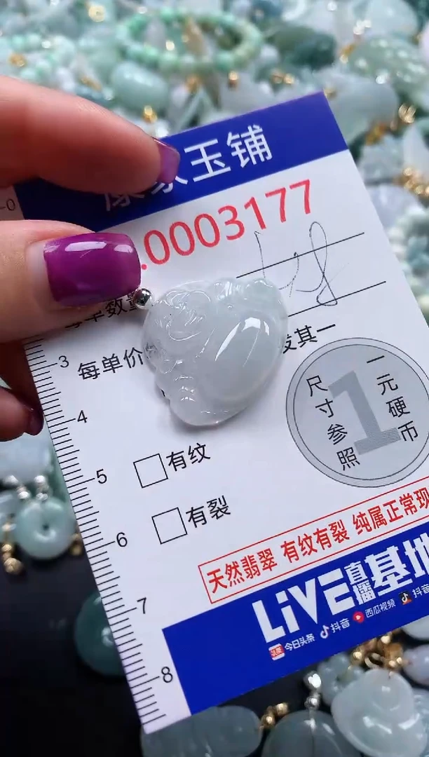 颈饰未镶嵌翡翠3177