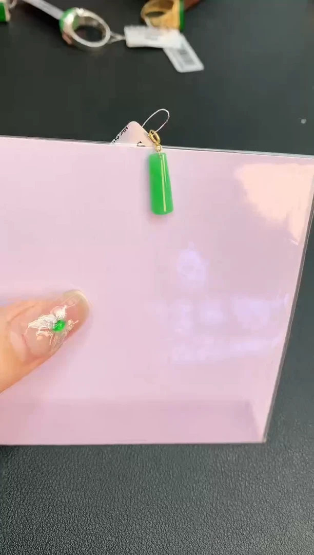 【闪购商品】翡翠颈饰18K金镶嵌赠礼盒证书 珍珍