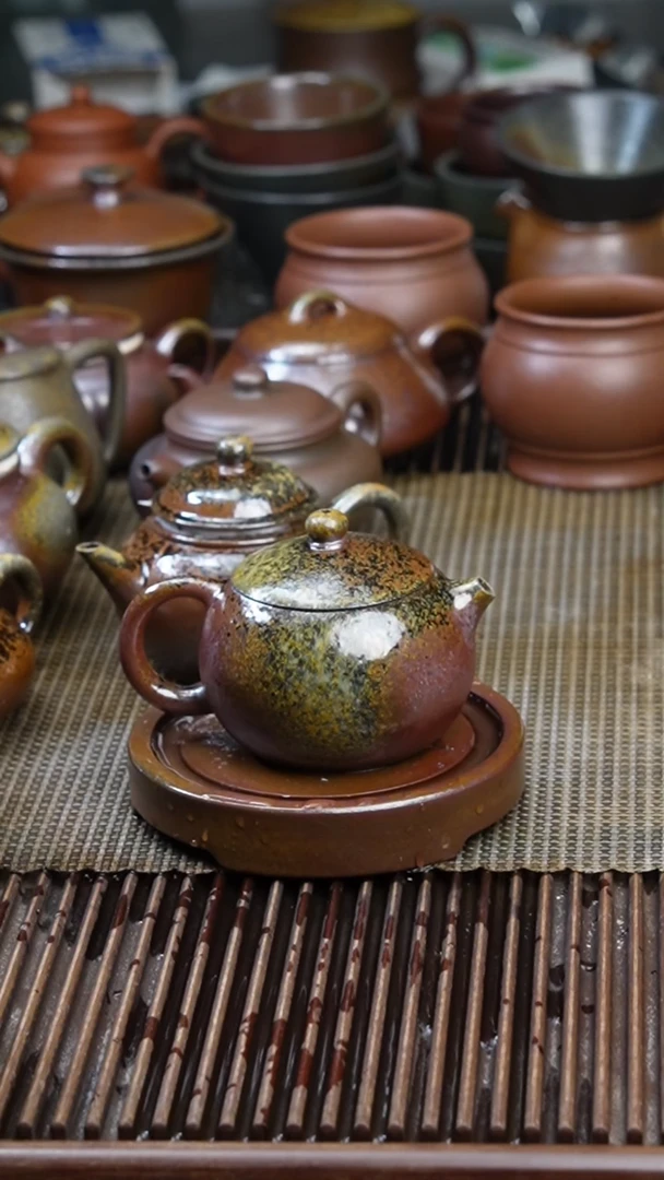 茶壶紫砂柴烧 西施