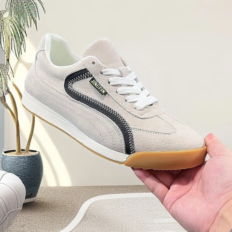 2025新款百搭休闲减震单鞋系带透气舒适