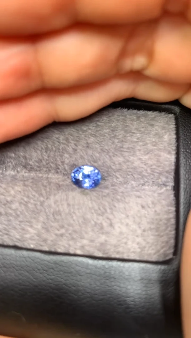 【闪购商品】定制蓝宝石裸石未镶嵌椭圆型 蓝宝石 1.12ct
