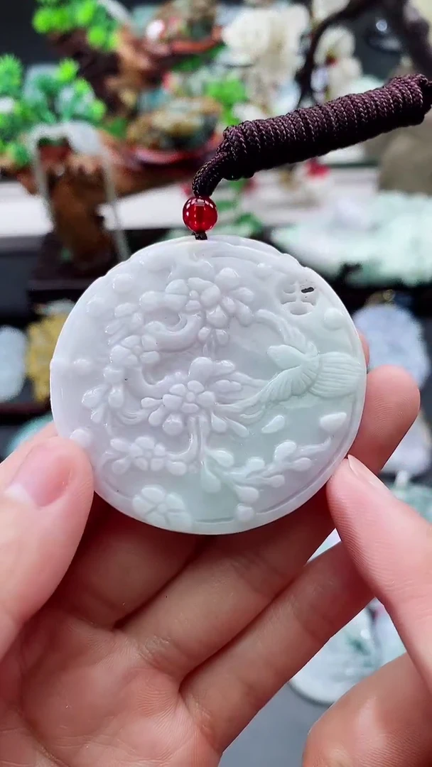 颈饰未镶嵌翡翠天然缅甸A货翡翠