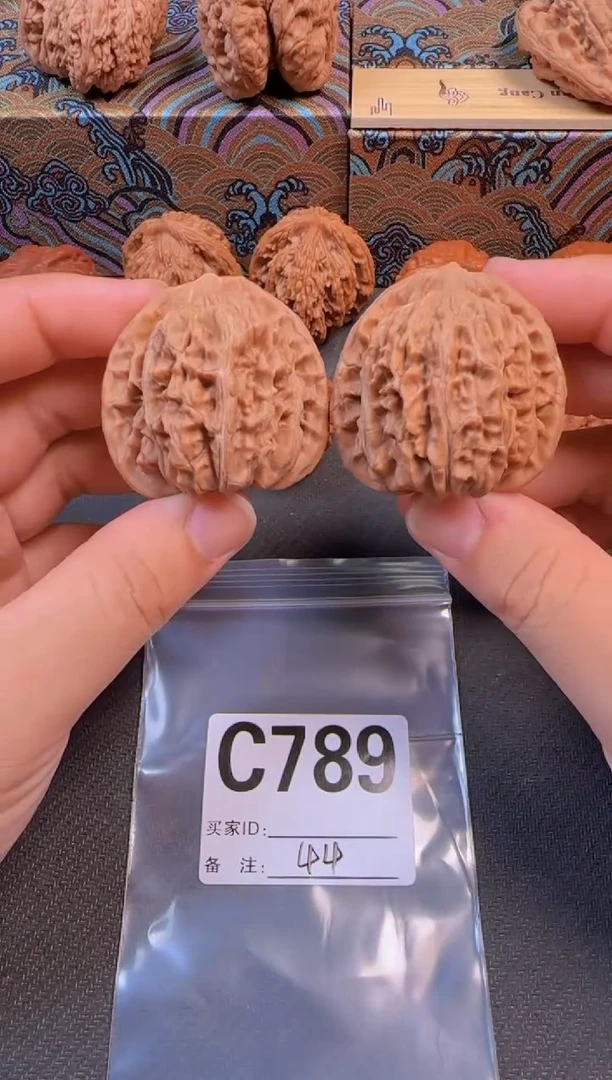 吊坠文玩核桃44秦皇楼789