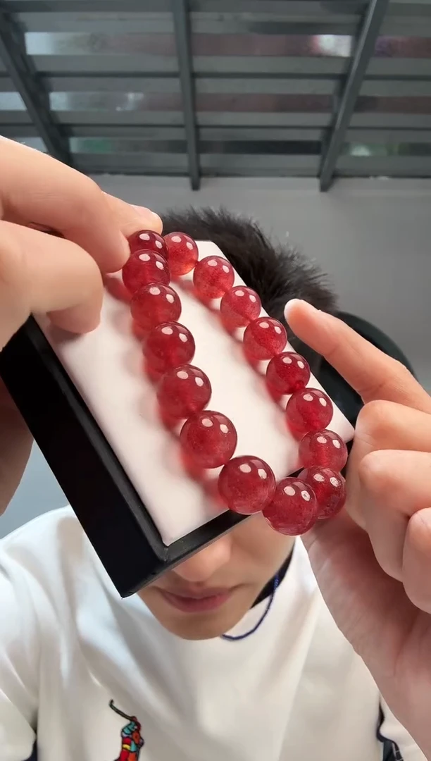 未镶嵌手链石英质玉晶9117 约13mm