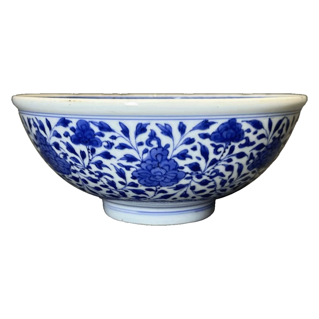 25321625t青花缠枝莲纹碗