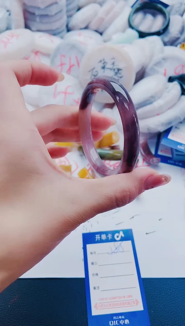 未镶嵌手镯石英质玉J85-55-56