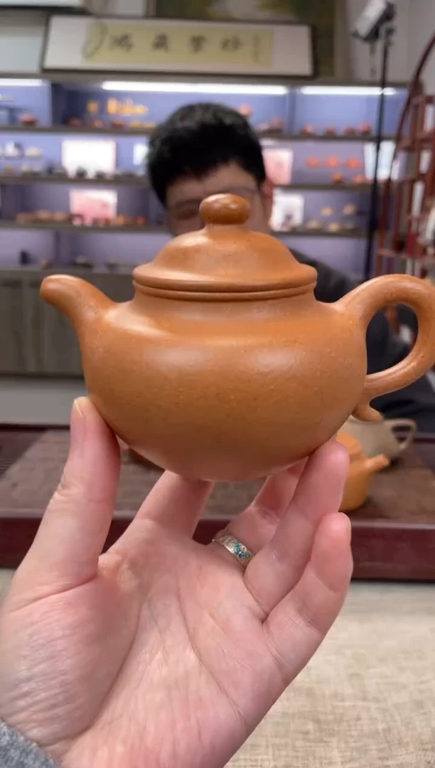【闪购商品】紫砂茶壶老降坡 l莲子