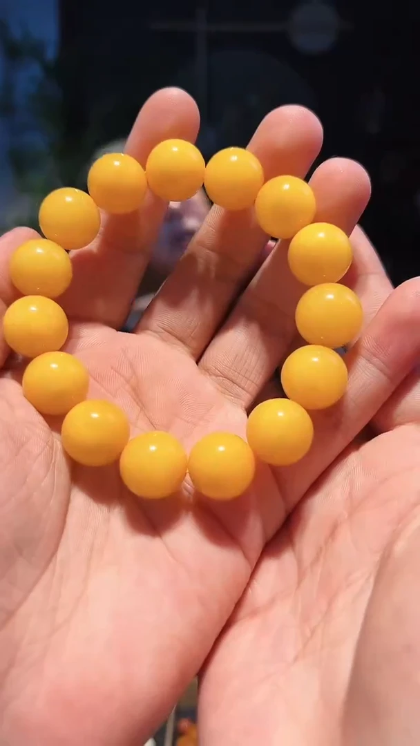 【闪购商品】蜜蜡手链未镶嵌15+单圈