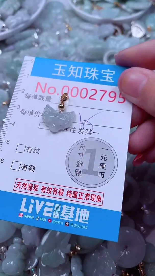 吊坠(不含链)未镶嵌翡翠2795