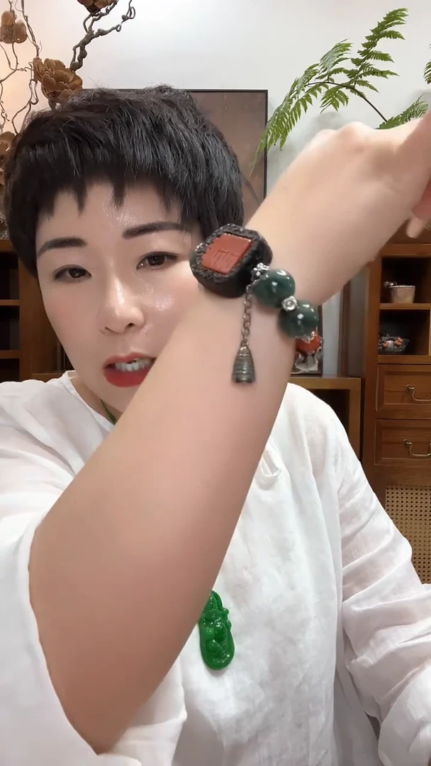 吊坠(赠链)合金翡翠347