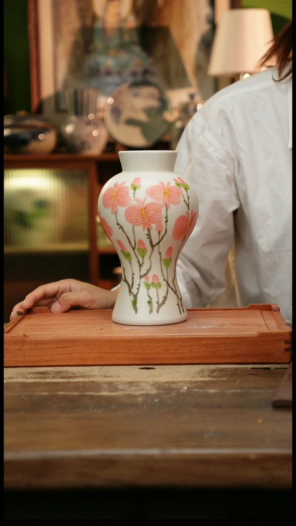 摆件景德镇纯手工釉下彩精品茶具