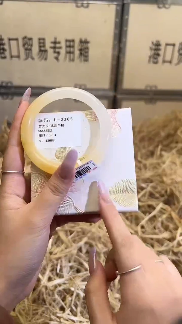 未镶嵌手镯石英质玉H0365