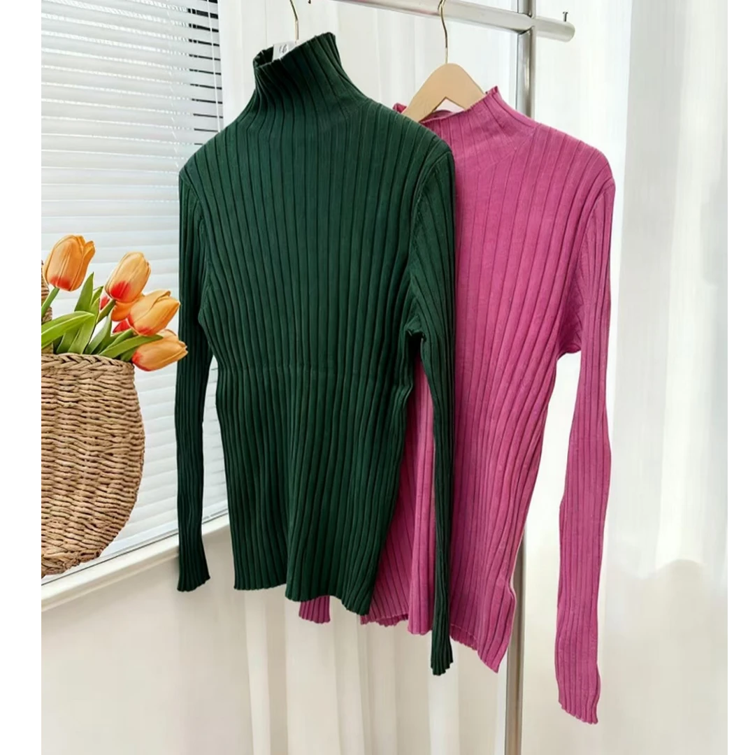 高领纯色打底衫2511231656