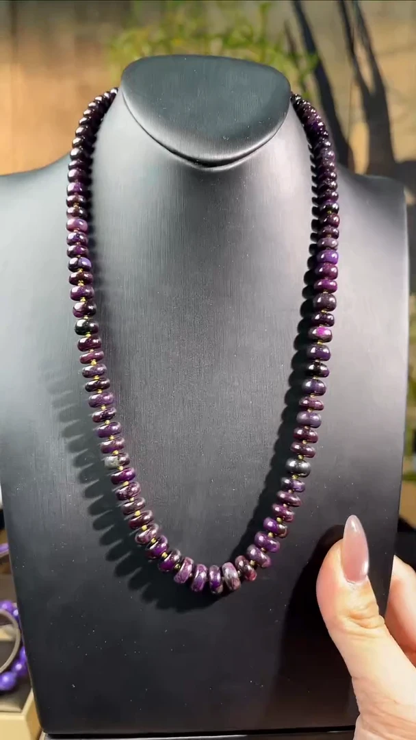 苏纪石（舒俱来）未镶嵌项链南非舒俱来老矿