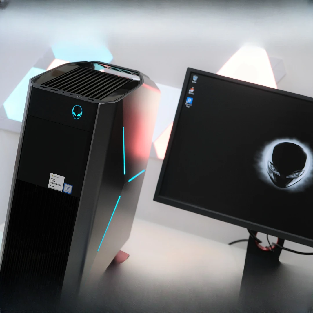 95新 ALIENWARE/外星人 Aurora R8游戏高端主机 设计建模编程独显