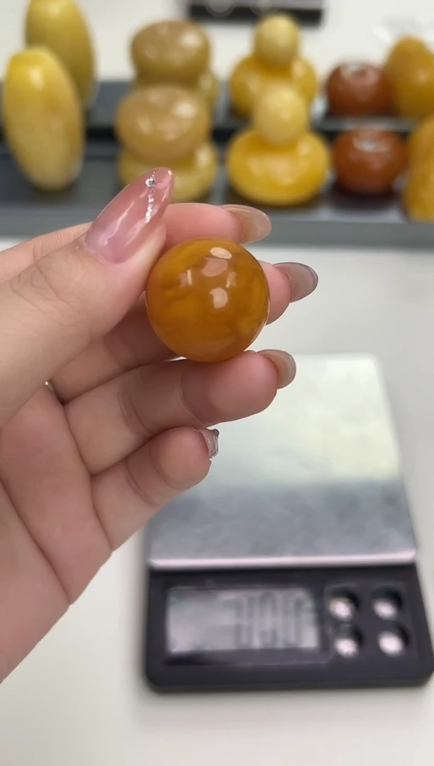 裸石琥珀未镶嵌琥珀蜜蜡吊坠