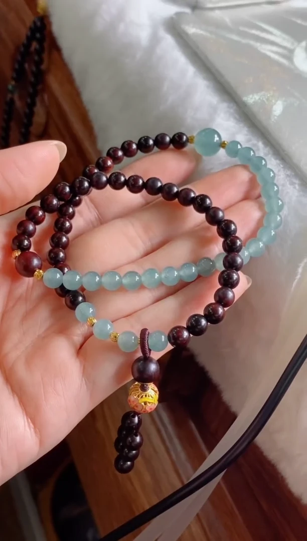 颈饰未镶嵌翡翠手链双圈（多样性发其一）