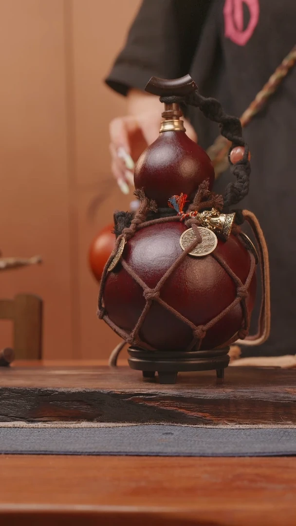 1782号精品大漆葫芦防腐防渗装水茶酒