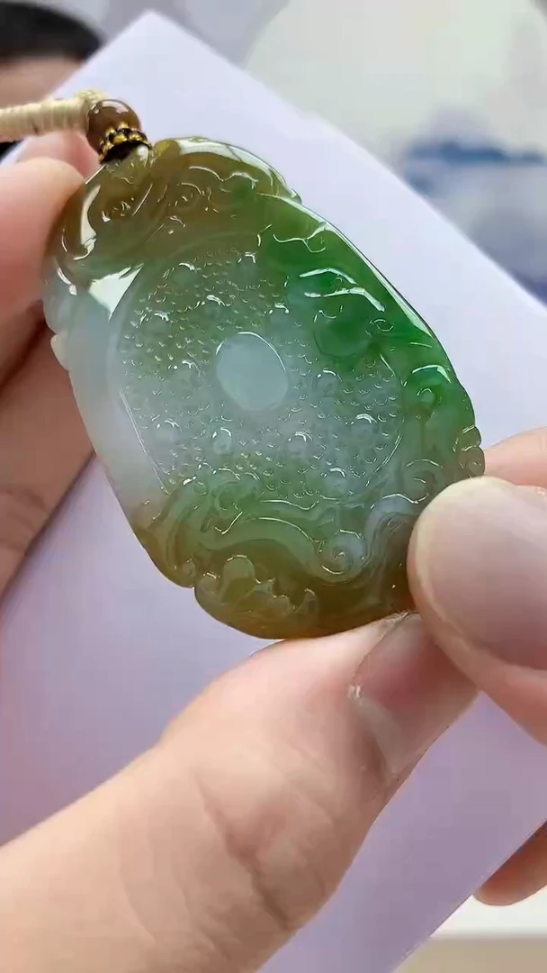 未镶嵌定制翡翠4898bb-毛货挂件63