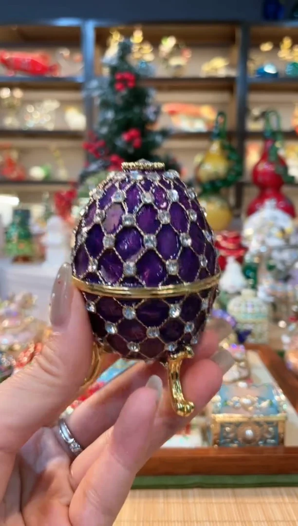 【闪购商品】精致珐琅彩首饰盒