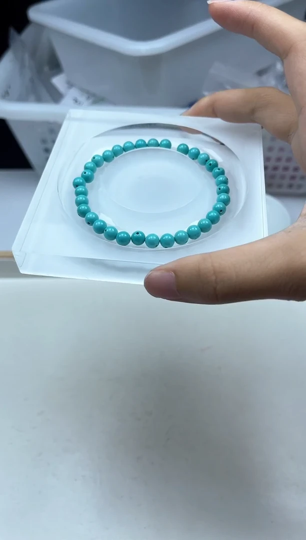 手饰玛瑙未镶嵌B1812 高瓷绿 淞6mm30个19.9元