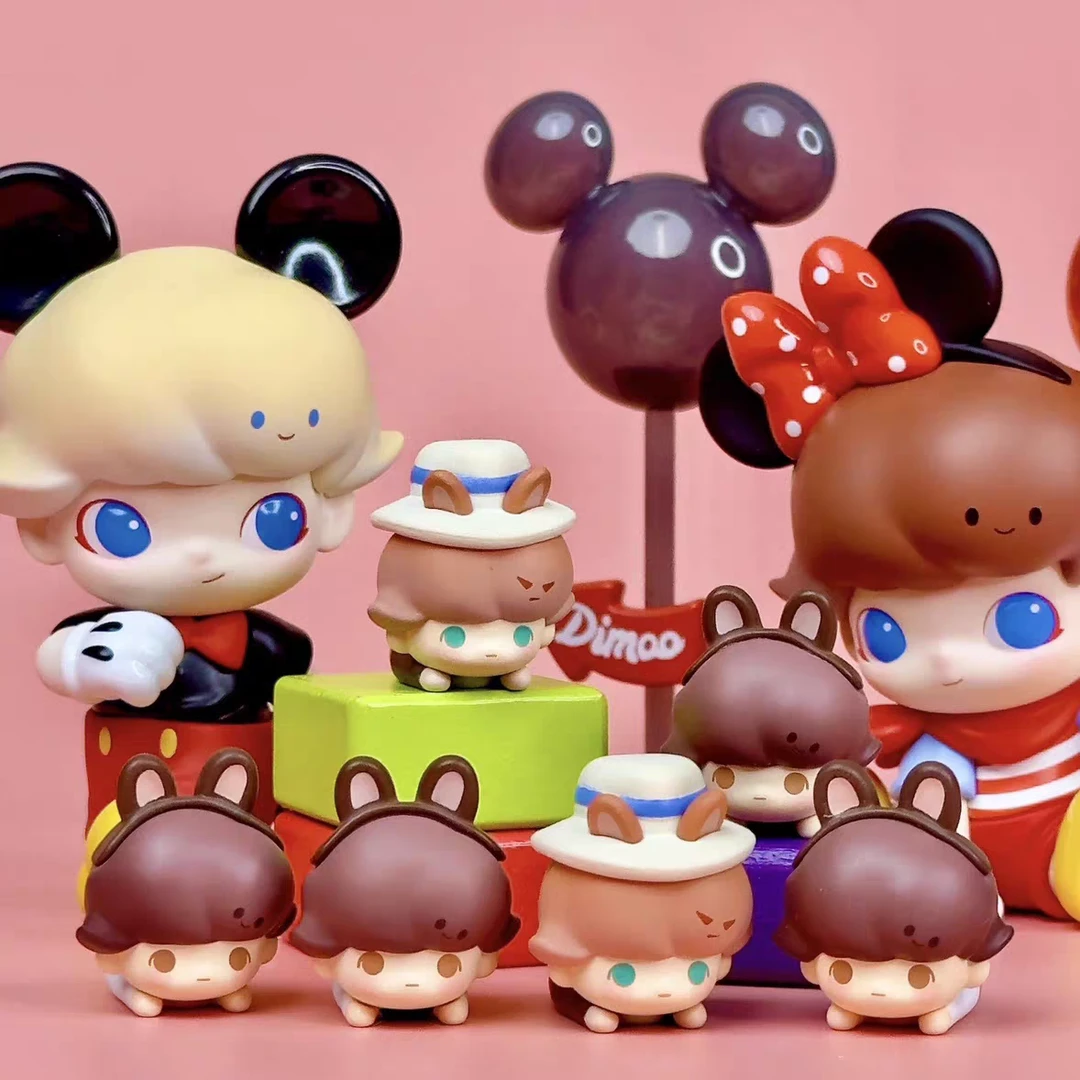 cici代拆dimoo泡泡家迪士尼萌粒手办盲盒桌面摆件潮玩玩具