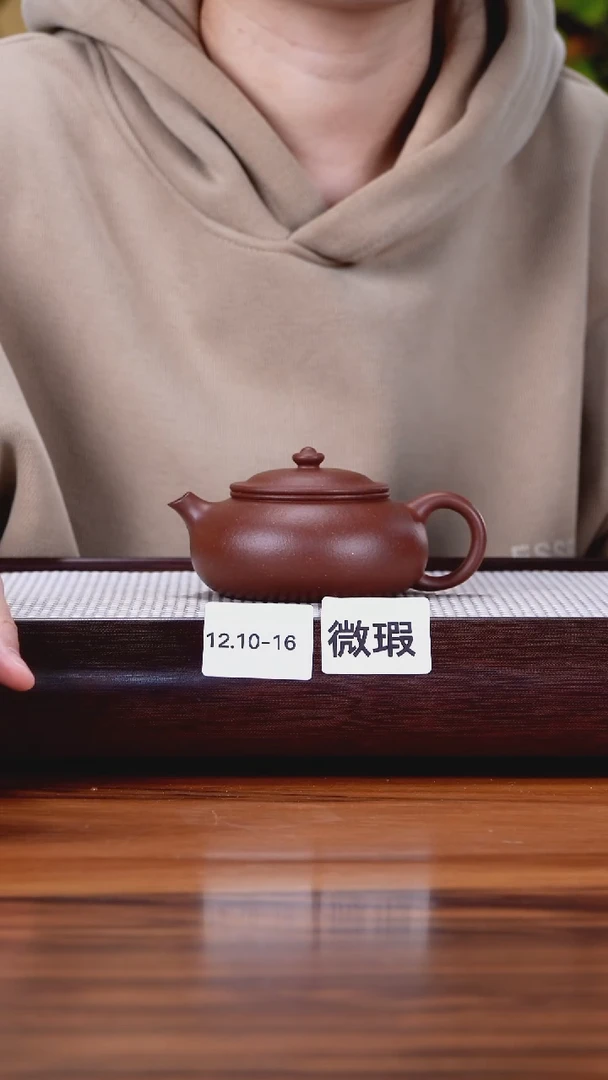 茶壶紫砂12.10-16  95全 紫泥 寒江微瑕170