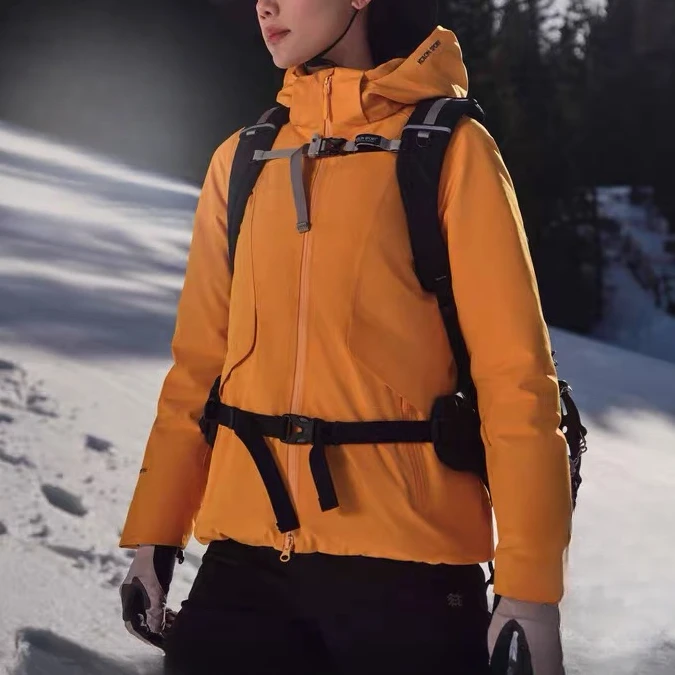 2025新款秋冬女休闲加厚保暖羽绒服女土防水透气鹅绒服