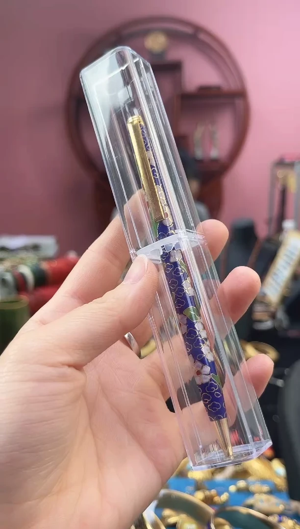 用****8非遗 景泰蓝 圆珠笔 蓝色