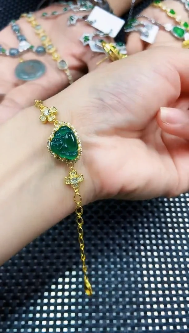 【闪购商品】翡翠手链未镶嵌111111111