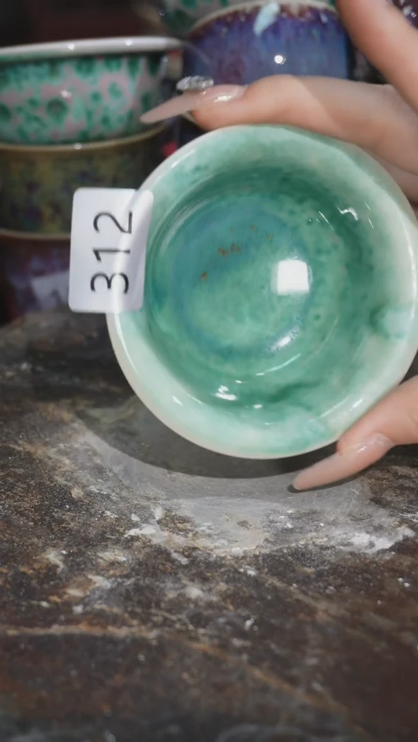 摆件精品窑变钧瓷茶器