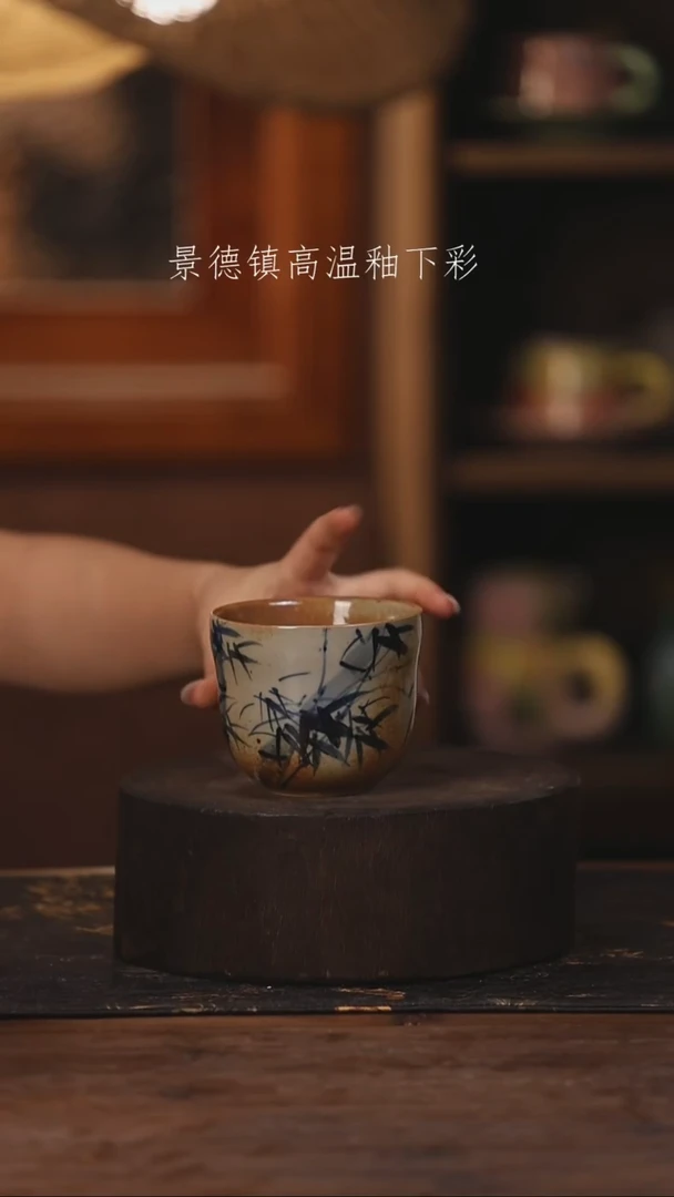 陶瓷景德镇高温釉下手绘陶瓷188
