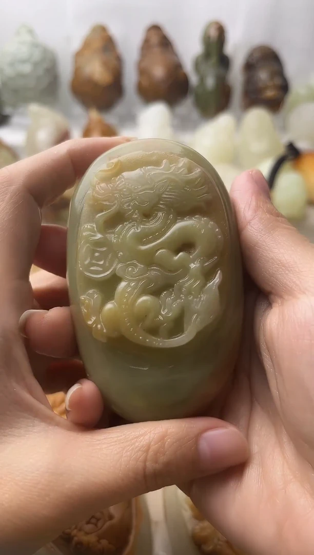 石材方解石棉纹正常不退换龙微瑕